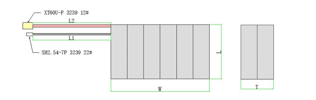 21700 6S2P dimension